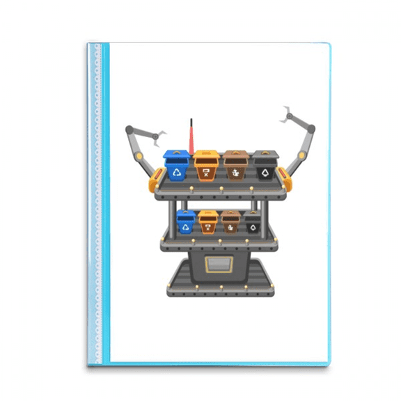 Garbage Rubbish Sorting Machine Shelf Book Sheet Protectors Portfolio Binder Folder