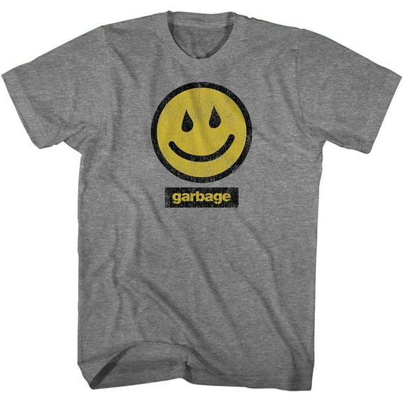 Garbage Smile Graphite Heather Adult T-Shirt