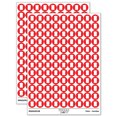 thumbnail image 1 of Garbage Trash Can Solid 200+ Round Stickers - Red - Gloss Finish - 0.50" Size, 1 of 3