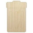 thumbnail image 1 of Garbage Trash Can Wood Shape Unfinished Piece Cutout Craft DIY Projects - 4.70 Inch Size - 1/4 Inch Thick, 1 of 7