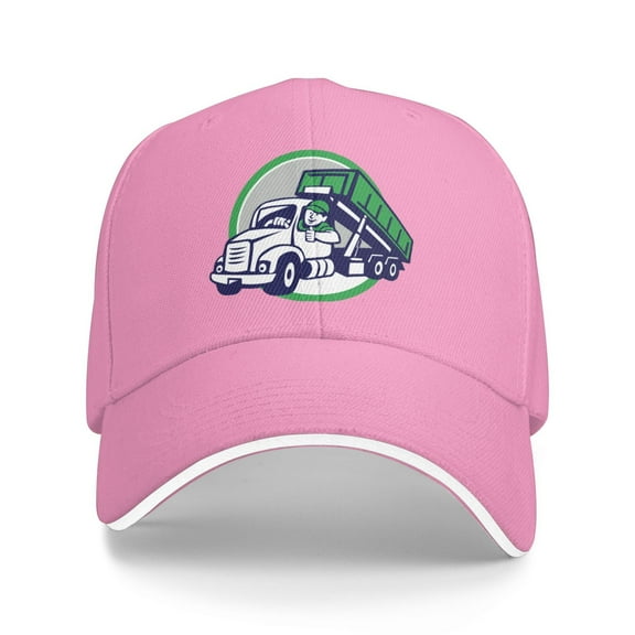 Garbage Truck Driver Logo Unisex Adult Baseball Caps Adjustable Casquette Dad Hat Sandwich Cap Outdoors Headwear