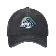 Garbage Truck Driver Logo Unisex Adult Washed Denim Cotton Sport Outdoor Baseball Cap Adjustable Cowboy Baseball Hat