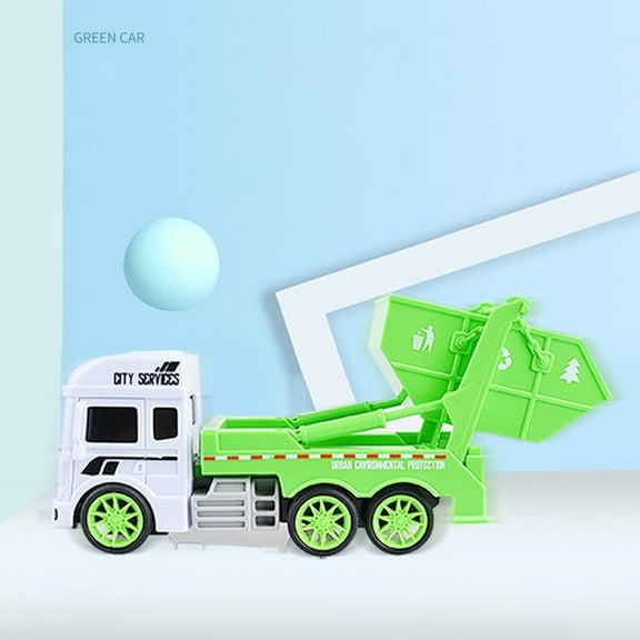 Car Model Garbage Truck Toys for Boys Three-Piece Sanitation Vehicle Set Ideal for Toddler Engagement Educational Play for Kids Ages 1 to 3