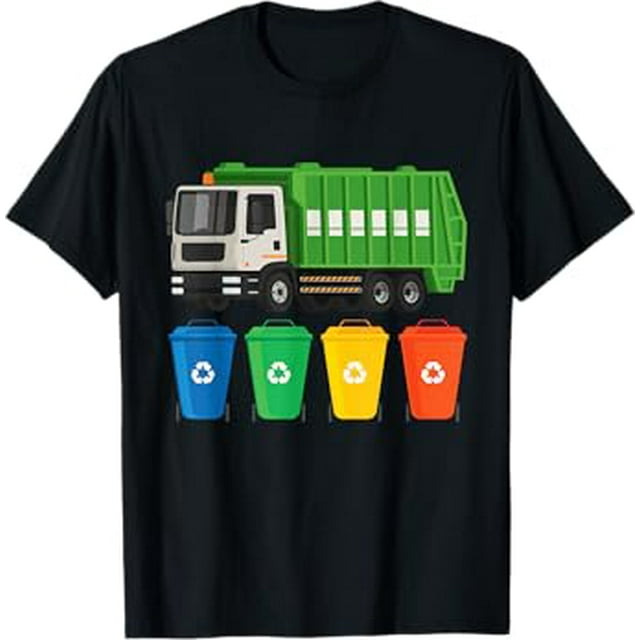 Garbage Truck Truck Trash Recycling Lover Waste Management TShirt
