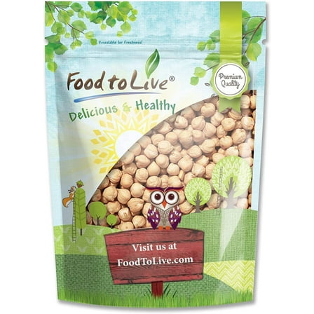 Garbanzo Beans (Chickpeas), 1 Pound — Kosher, Sproutable, Raw — by Food to Live