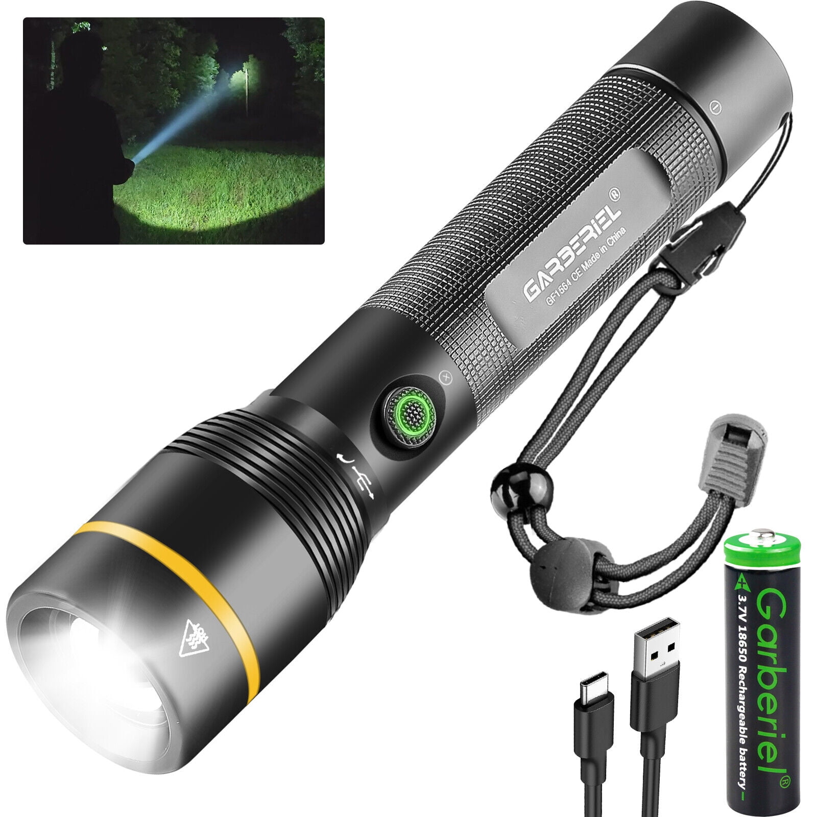 https://i5.walmartimages.com/seo/Garberiel-3000Lumens-Super-Bright-USB-Rechargeable-LED-Flashlight-w-Battery-for-Outdoor-Camping-Hiking-Hunting-Emergencies_92df0498-1e68-49af-9d18-76cf87225ab5.348ab5339f799c9969fa698fc9fc71e2.jpeg