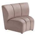 thumbnail image 1 of ZUO Garbi Velvet Upholstered Modular Sectional in Beige, 1 of 11