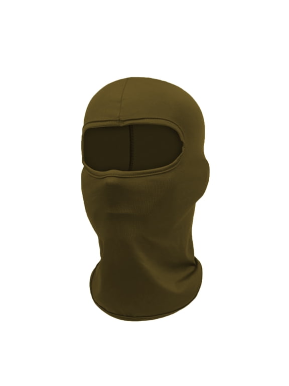 Balaclava Face Mask, Lightweight Breathable Full Face Cover, Windproof Sun Protection Hood for Cycling, Fishing, Outdoor Sports Green