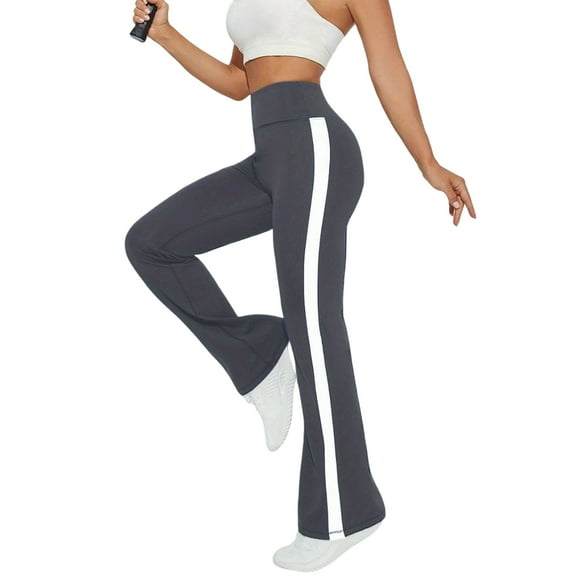 Garbnen Flared Leggings for Women Stretchy Bootcut High Waist Yoga Pants for Women Bell Bottom Fleece Leggings Workout