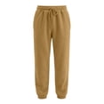 thumbnail image 1 of Garbnen Fleece Mens Sweatpants Joggers Workout Athletic Gym Elastic Waist Lounge Pants Men Elastic Bottom Fall Winter Fluffy Flannel Fuzzy Jogger Pants Men with Pocket Coffee M, 1 of 7