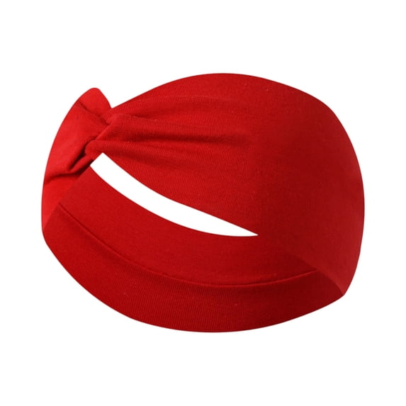Garbnen Head Bands Mens Women Elastic Non Slip Knotted Hair Band Soft Stretchy Outdoor Running Athletic Sports Unisex Sweat Head Band
