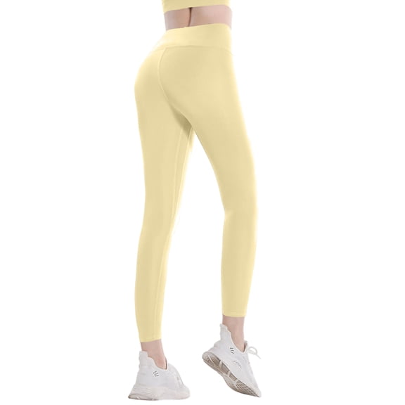 Garbnen High Waisted Women's Leggings Stretch Seamless Womens Yoga Pants Spring Summer Tights Basis Women's Workout Pants
