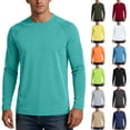 thumbnail image 1 of Garbnen Long Sleeve Shirts for Men UPF 50+ Sun Protection Rash Guards for Men Cooling Breathable Summer Outdoor Beach Fishing Hiking Men Sun Shirt Orange XXL, 1 of 7