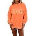 thumbnail image 1 of Garbnen Polka Dot Mock Turtleneck for Women Sweatshirt Boo Graphic Long Sleeve Womens Oversized Sweatshirt Drop Shoulder Lightweight Cozy Soft Fall Y2k Womens Sweaters, 1 of 5