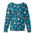 thumbnail image 1 of Garbnen S-5XL Christmas Scrub Jackets for Women Santa Claus Graphic Nursing Uniforms for Women Scrubs Warm Up Snap Front Fall Winter Funny Merry Xmas Womens Tops Workwear with Pockets, 1 of 5