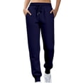 thumbnail image 1 of Garbnen Sweatpants for Women High Waisted Spring Straight Leg Women's Joggers Drawstring Cinch Bottom Women's Pants with Pocket, 1 of 4