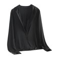 thumbnail image 1 of Garbnen Unisex Ice Silk UPF 50+ Sun Protection Jacket Full Zip Quick Dry Rash Guard Hoodie Lightweight Waterproof Outdoor Vacation Sun Shirt with Pockets for Men and Women, 1 of 7