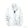 thumbnail image 1 of Garbnen Unisex UPF 50+ Sun Protection Jacket Full Zip Quick Dry Rash Guards Lightweight Outdoor Athletic Sun Shirt with Zipper Pockets for Men and Women White S, 1 of 5