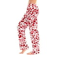 thumbnail image 1 of Garbnen Valentines Pajama Pants Red Heart Printed Wide Leg Womens Sleep Pants Drawstring Spring Summer Heart Pj Pants, 1 of 5