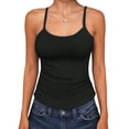 thumbnail image 1 of Garbnen Women's Camisole Tank Tops Square Neck Sleeveless Women's&nbsp;tank&nbsp;tops Spaghetti Straps Summer Vacation Basic Tops for Women, 1 of 5