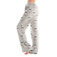 thumbnail image 1 of Garbnen Womens Halloween Pajama Pants Ghost Print Lounging Pants for Women Comfy Cute Elastic Waist Fall Winter Wide Leg Women's Sleep Pants Gray XXL, 1 of 7