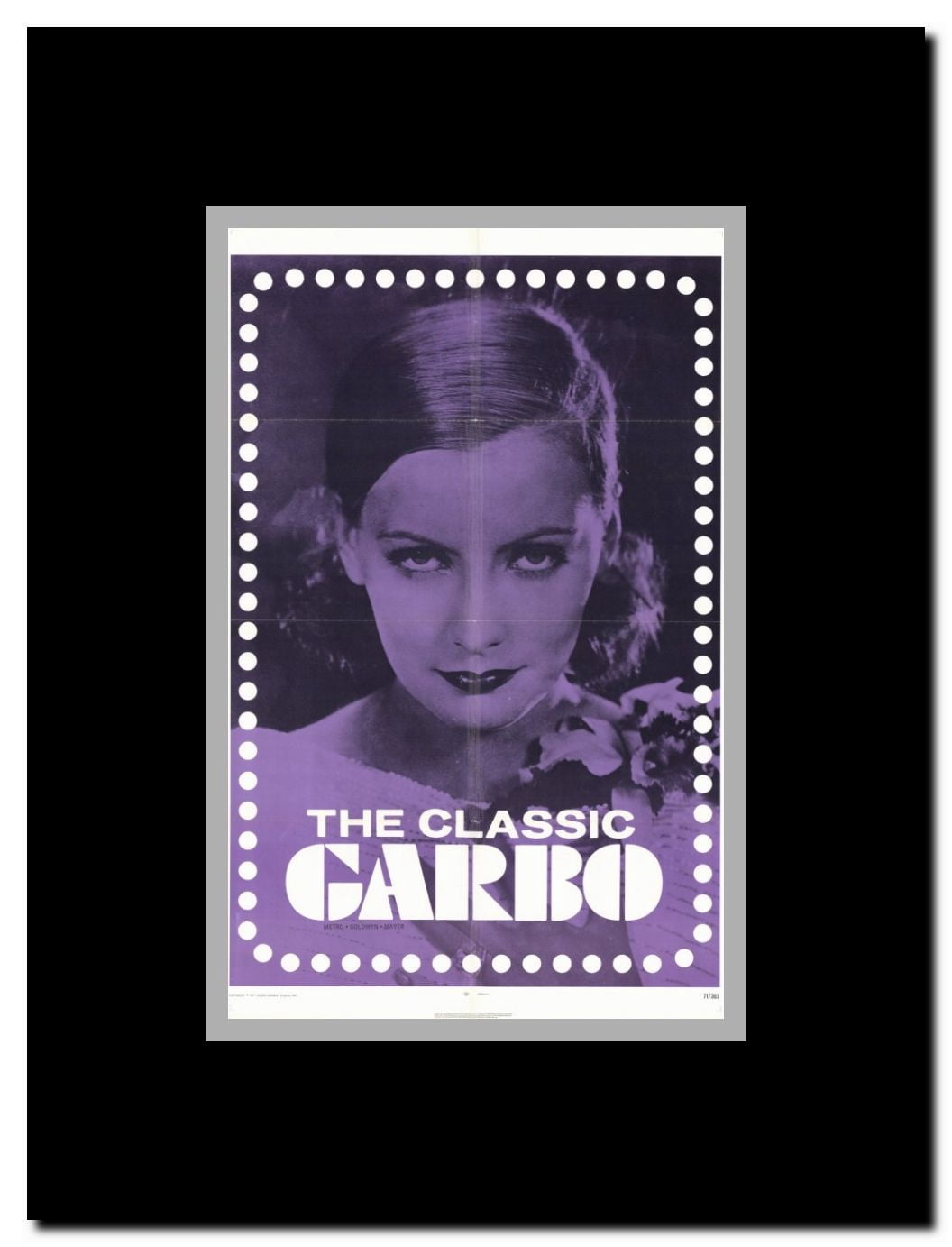 Garbo Framed Movie Poster