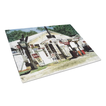 Garcia's Grocery Glass Cutting Board Large