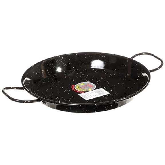 Garcima 11-inch Enameled Steel Paella Pan, 28cm