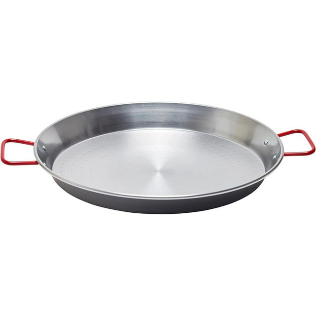 Garcima 15Inch Carbon Steel Paella Pan, 38cm