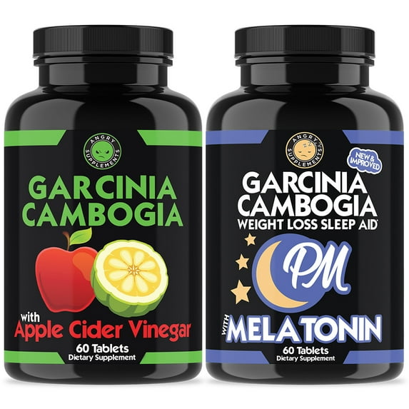 Garcinia Apple Cider Vinegar & Garcinia Cambogia PM Sleep Aid with Melatonin