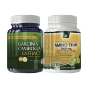 Garcinia Cambogia Extract and Amino Trim Combo Weight Loss Supplement 60 Capsules