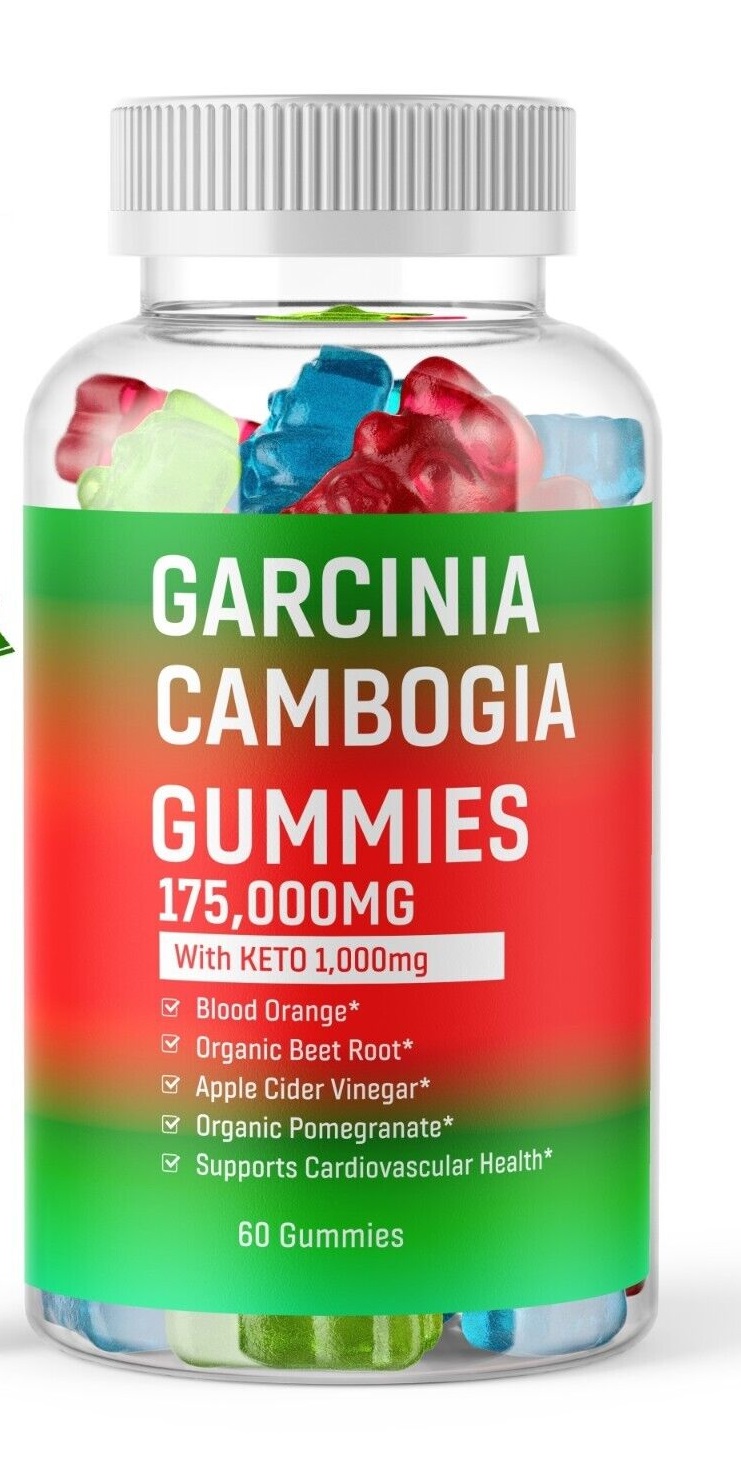 Garcinia Cambogia Slimming Gummies 175,000mg Apple Cider Vinegar 60