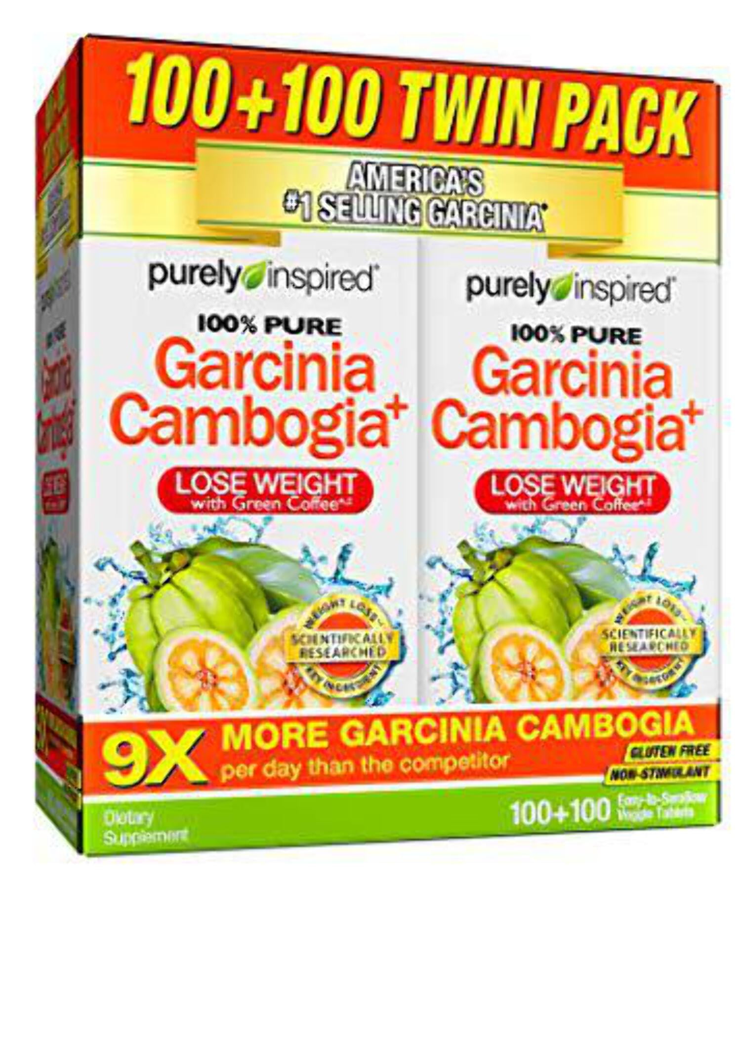 Garcinia Cambogia Weight Loss Pills for Women Men Purely Inspired 100