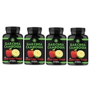 Garcinia Cambogia with Apple Cider Vinegar for Weight Loss, Appetite Control and Detox 4-Pack