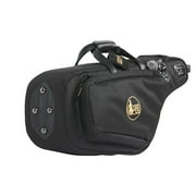 Gard Mid-Suspension EM Wide Neck Pocket Alto Saxophone Gig Bag 111-MSK Black Synthetic w/ Leather Trim