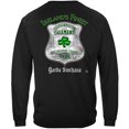 thumbnail image 1 of Garda Ireland's Finest Law Enforcement 100% Cotton Black Long Sleeves T-Shirt 4X-Large, 1 of 1