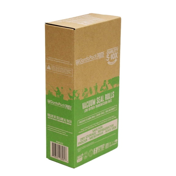 GardaPack Prime 5.5 Mil Vacuum Seal Rolls, 11" x 20' (2-Pack, BPA-Free, Sous Vide Ready)