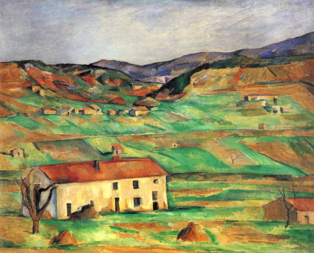 Gardanne 1890 Canvas Art - Paul Czanne (18 x 24)