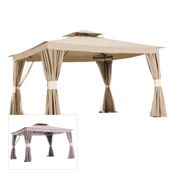 Garde Winds Replacement Canopy Top for 2010 Living Home 10 x 12 Gazebo, Riplock 350