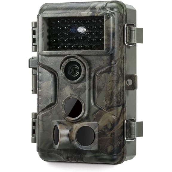GardePro A3S Trail Camera (Non-Cellular, Non-WiFi), 64MP Photo & 1296P HD Video, 0.1s Trigger, 100ft No-Glow Night Vision, Motion Activated Wildlife