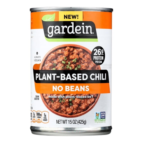 (Pack Of 12) Gardein - Chili Plant Bsd No Beans 15 Oz