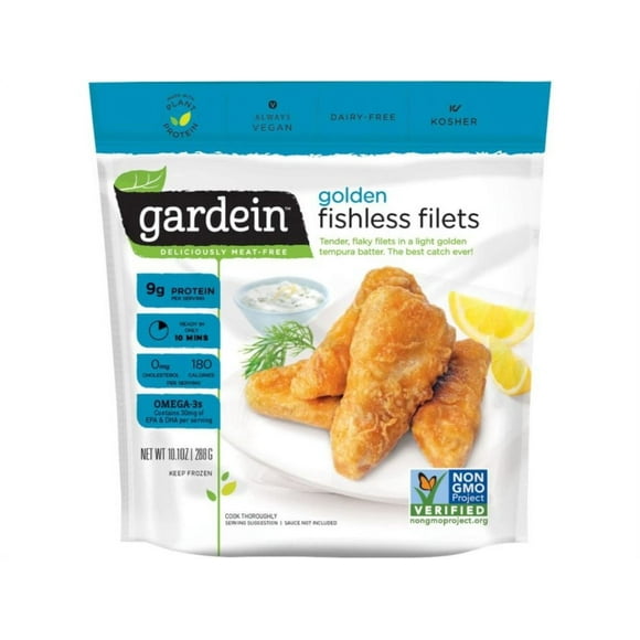 Gardein Fishless Filets 10.1 oz, Pack of 8