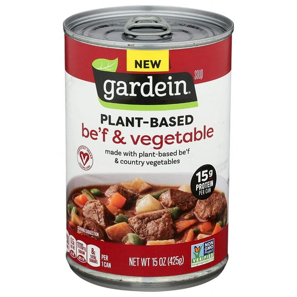 Gardein Plant-Based Be'f and Veggie Soup - 15 oz Pack of 3