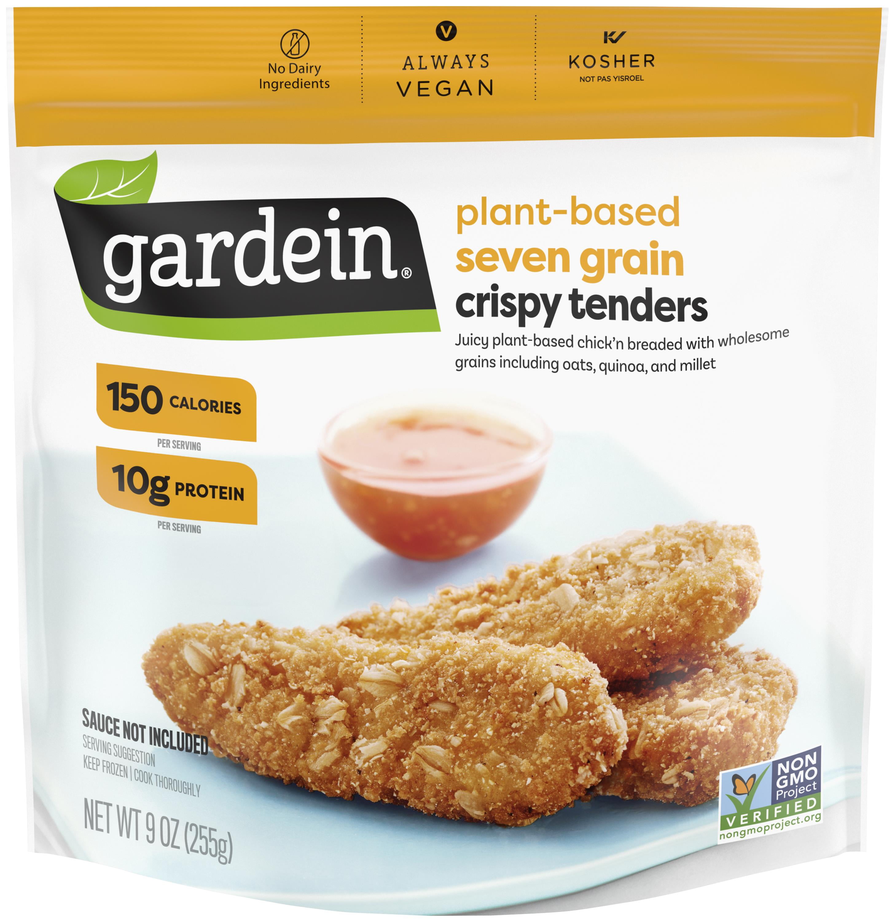 Gardein PlantBased Vegan Seven Grain Crispy Chick'n Tenders, 9 oz