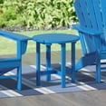 thumbnail image 1 of Garden 18" Inch Round Plastic Outdoor Patio Side Table, Pacific Blue, 1 of 7