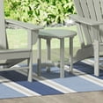 thumbnail image 1 of Garden 18" Inch Round Plastic Outdoor Patio Side Table, Sand, 1 of 6
