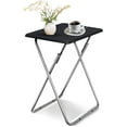 Foldable TV Tray Table, Dinner & Snack Table with MDF Top, Easy to Use