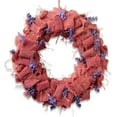 thumbnail image 1 of Garden Accents 16 Inch Easter Wreath with Lavender & Pink Burlap, 1 of 3