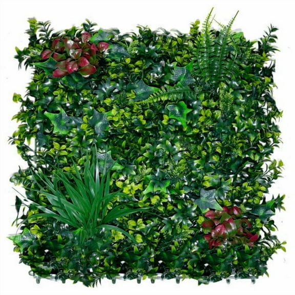 Garden Accessories (20pcs)Boxwood Panels, Grass Wall 20"x20", Plant Wall, Grass Backdrop Wall, Privacy Screen, Sun Protected Green Wall Decor for Outdoor, Indoor, Garden, Backyard and Décor,Garden De
