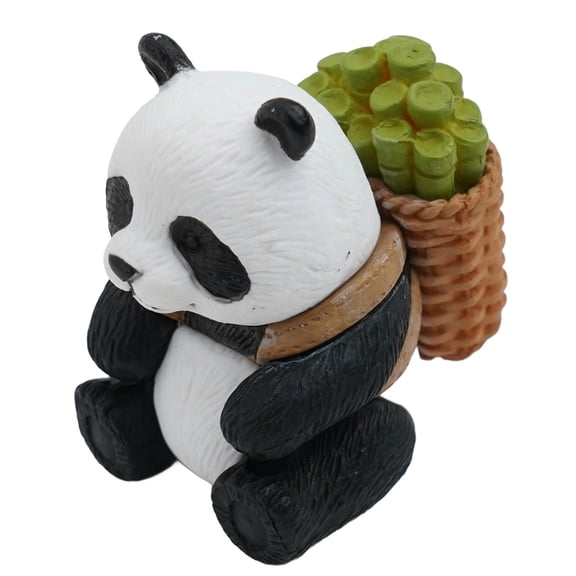 Garden Accessories 8Pcs Panda Figurines Fairy Garden Kit For Diy Fairy Garden Smile Home